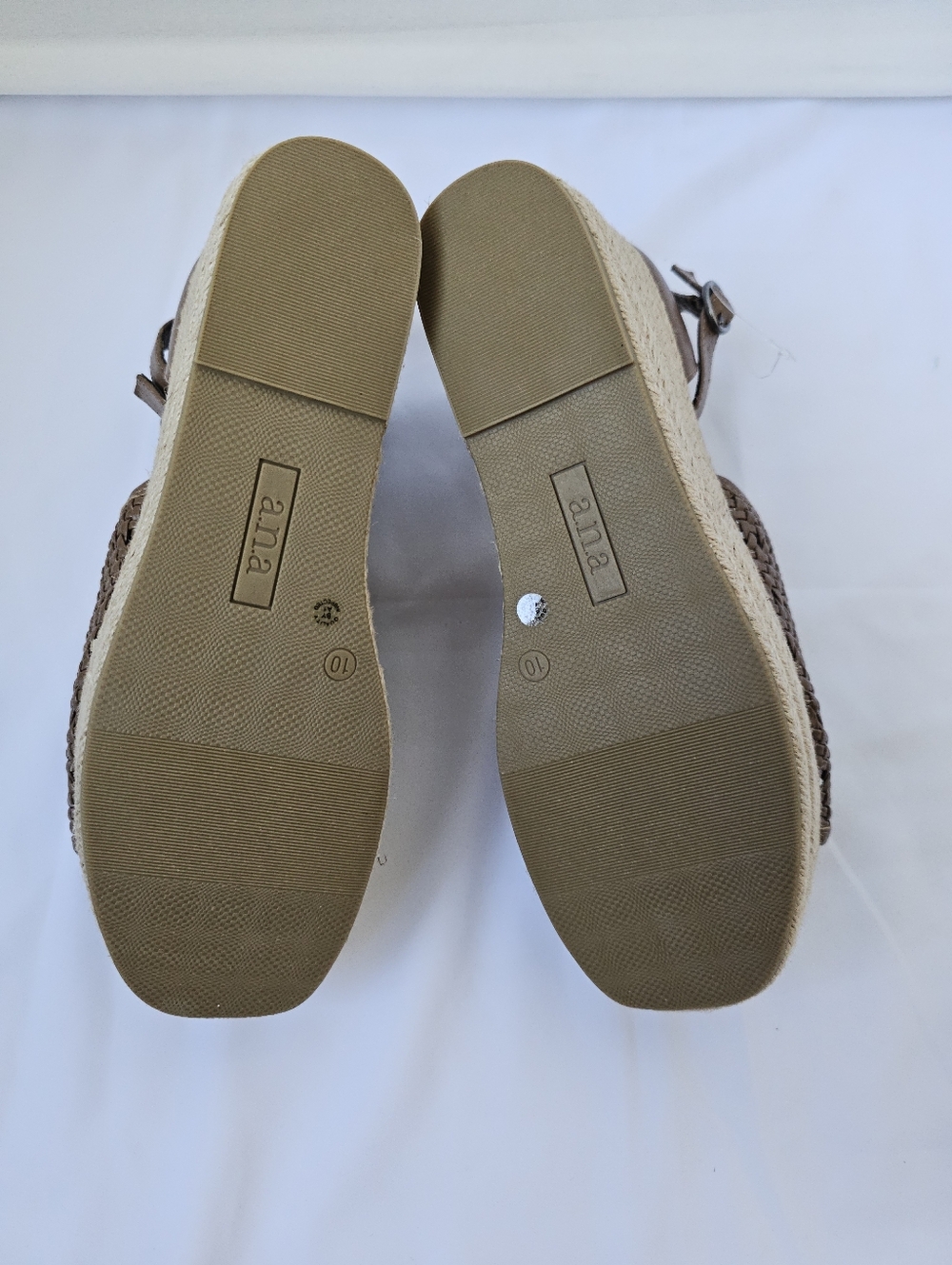 A.N.A. Espadrille Platform Wedge Sandals with Dyed Platform – Size 10 - Picture 16 of 16